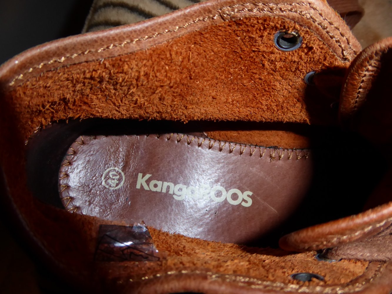 Damen Ledersneaker Kangaroos Braun Gr. 40 wenig getragen