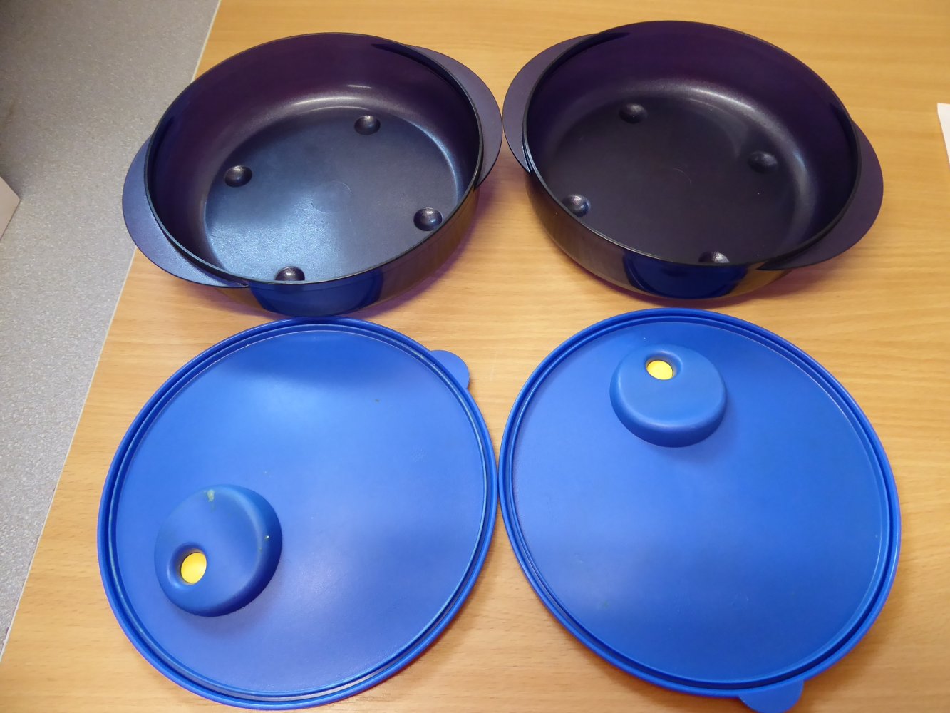Tupperware Warm up Crystel Mikrowelle schüssel dose 800ml 2x