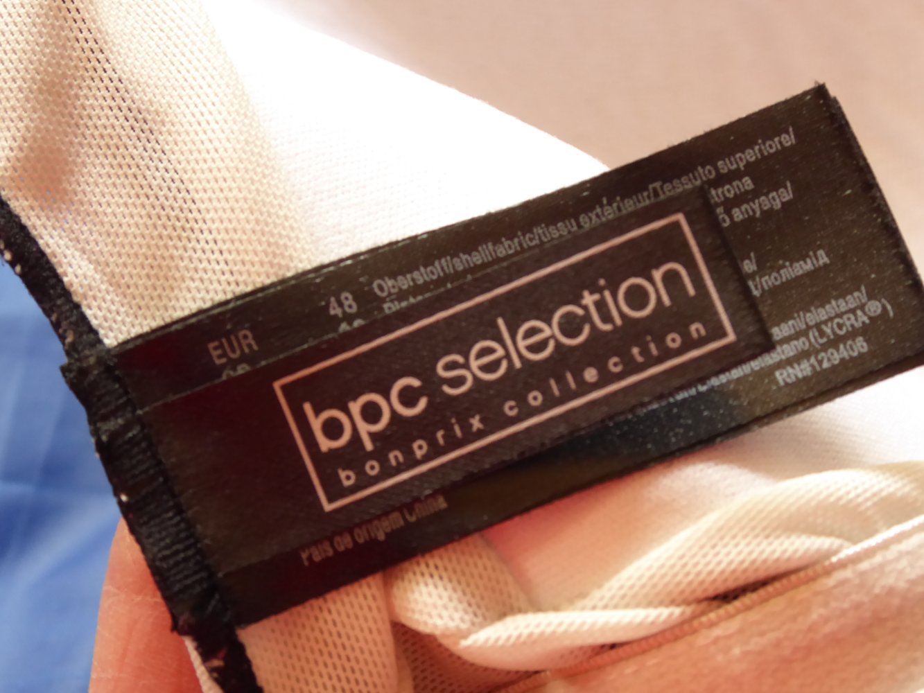 Damen Badeanzug Gr. 48 Schwarz Weiß bpc selection