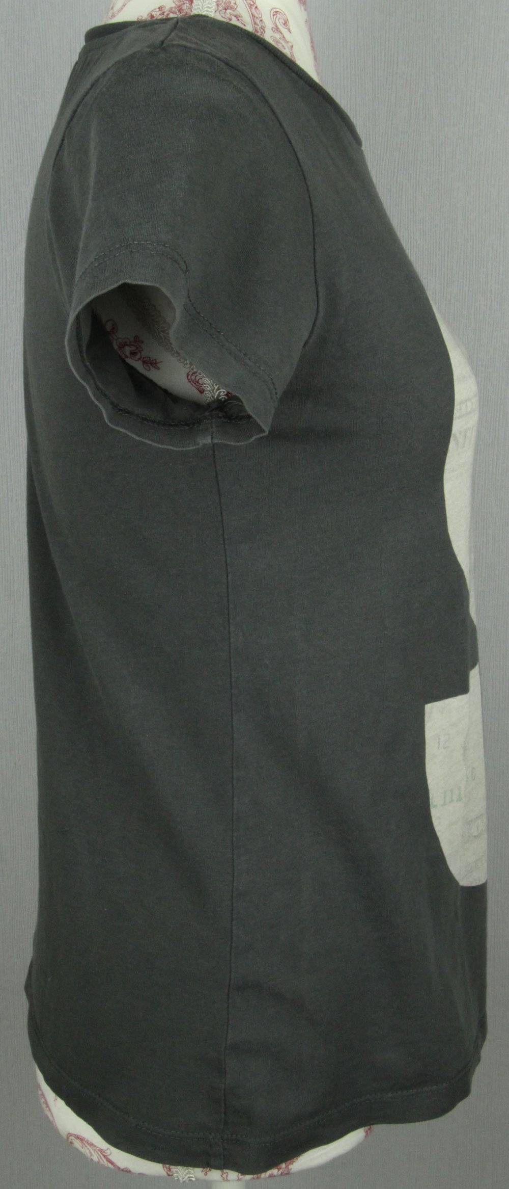 T-Shirt shirt tshirt Disney Mickey Micky Mouse Maus Dollar Zeichen Sign grau dunkelgrau