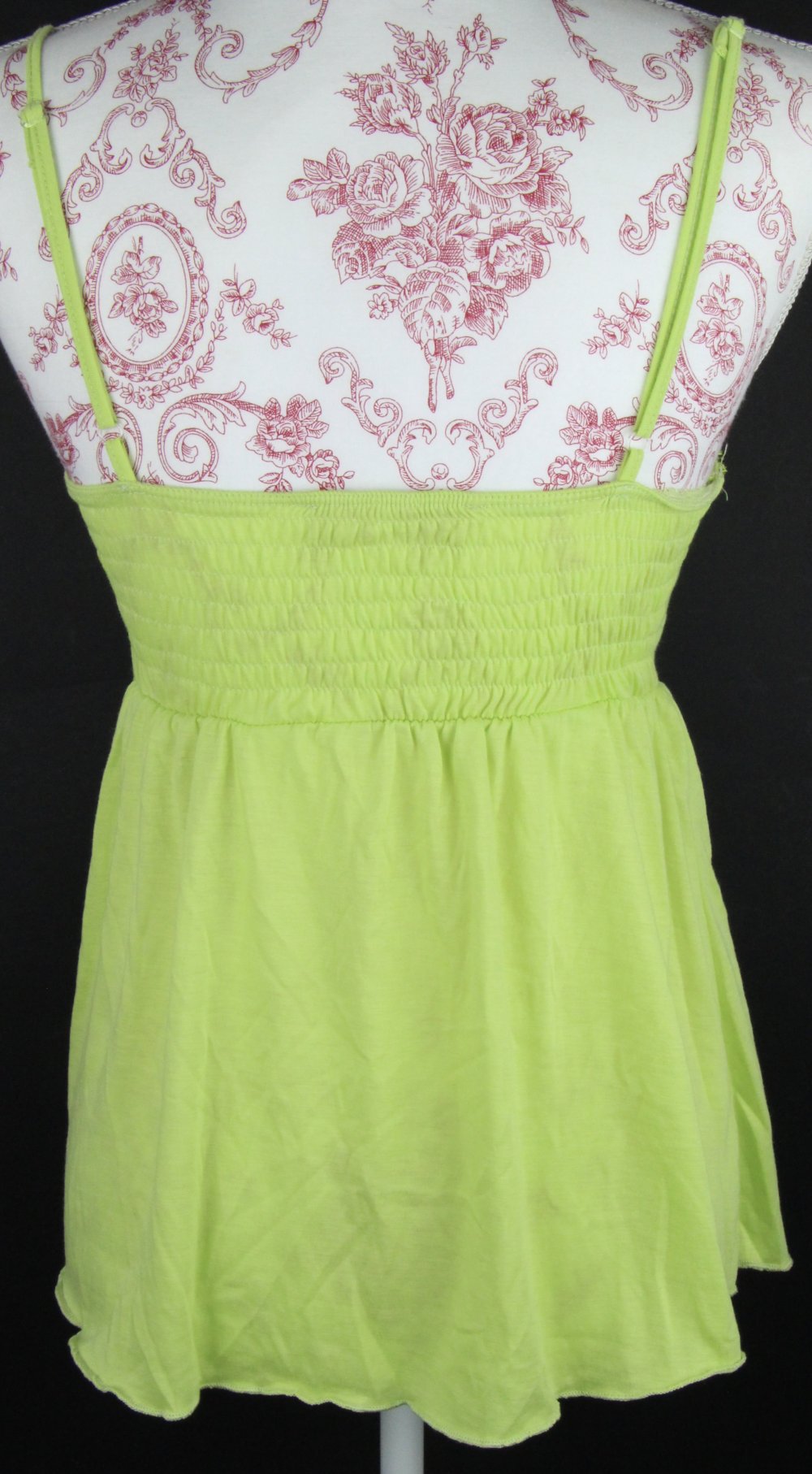 Top Größe Gr 36 34 grün Oberteil Tally Weijl Pailetten Spaghettiträger Trägertop Sommer