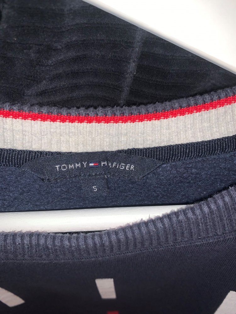 blauer Tommy Hilfinger Pullover in Gr. S