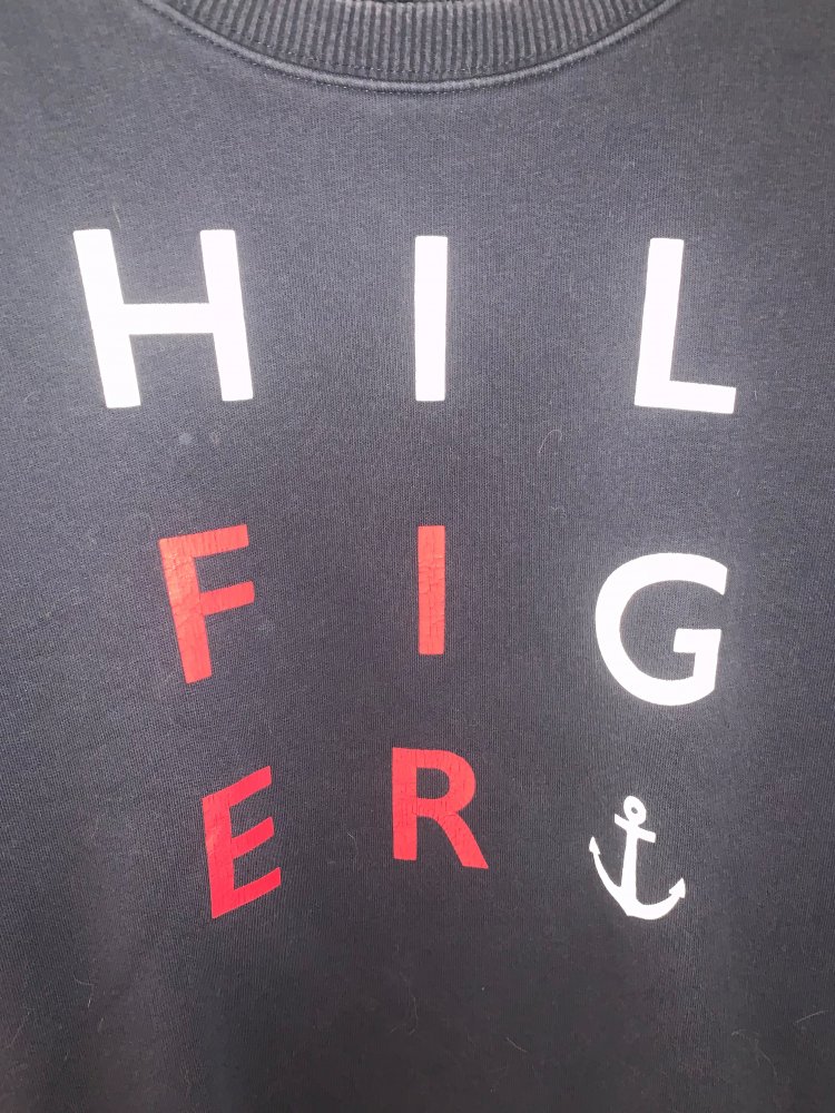 blauer Tommy Hilfinger Pullover in Gr. S
