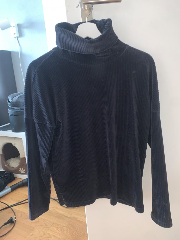 Rollkragenpullover, dunkelgrau, Gr. S