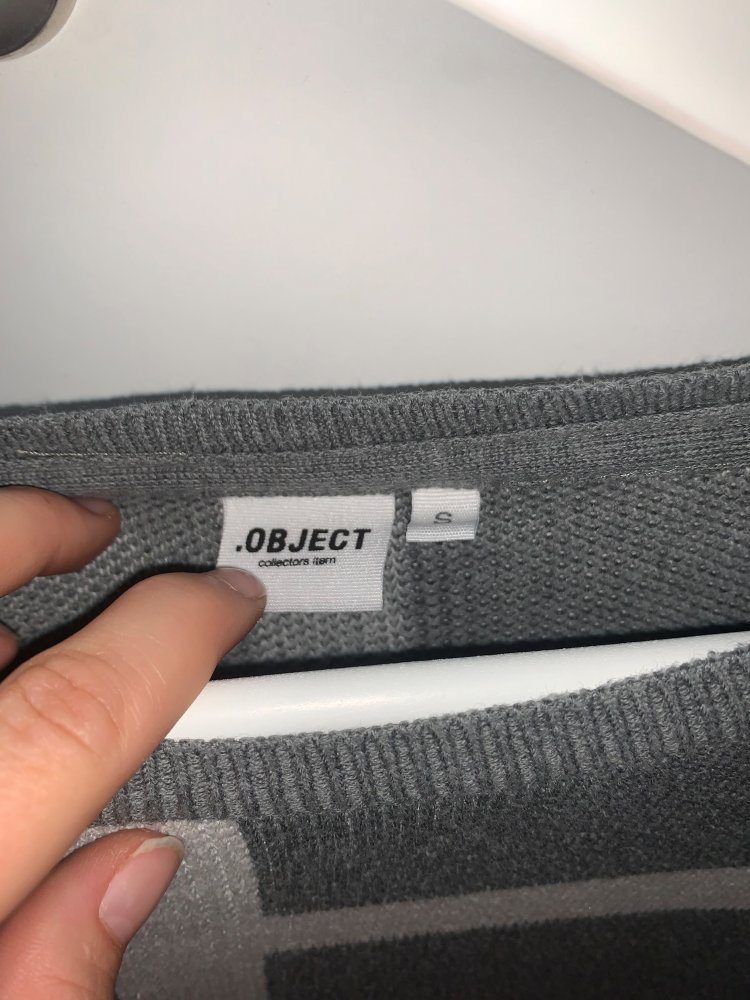 Pullover von Object, grau, Gr. S