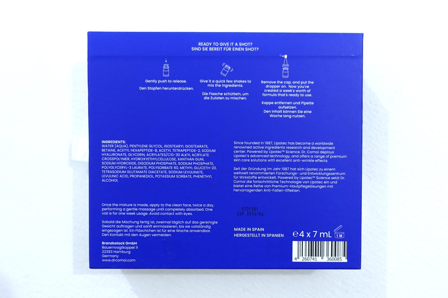 Dr. Comoi No. 3 Youth Boost Serum, Anti-Falten, Lifting ✮NEU✮