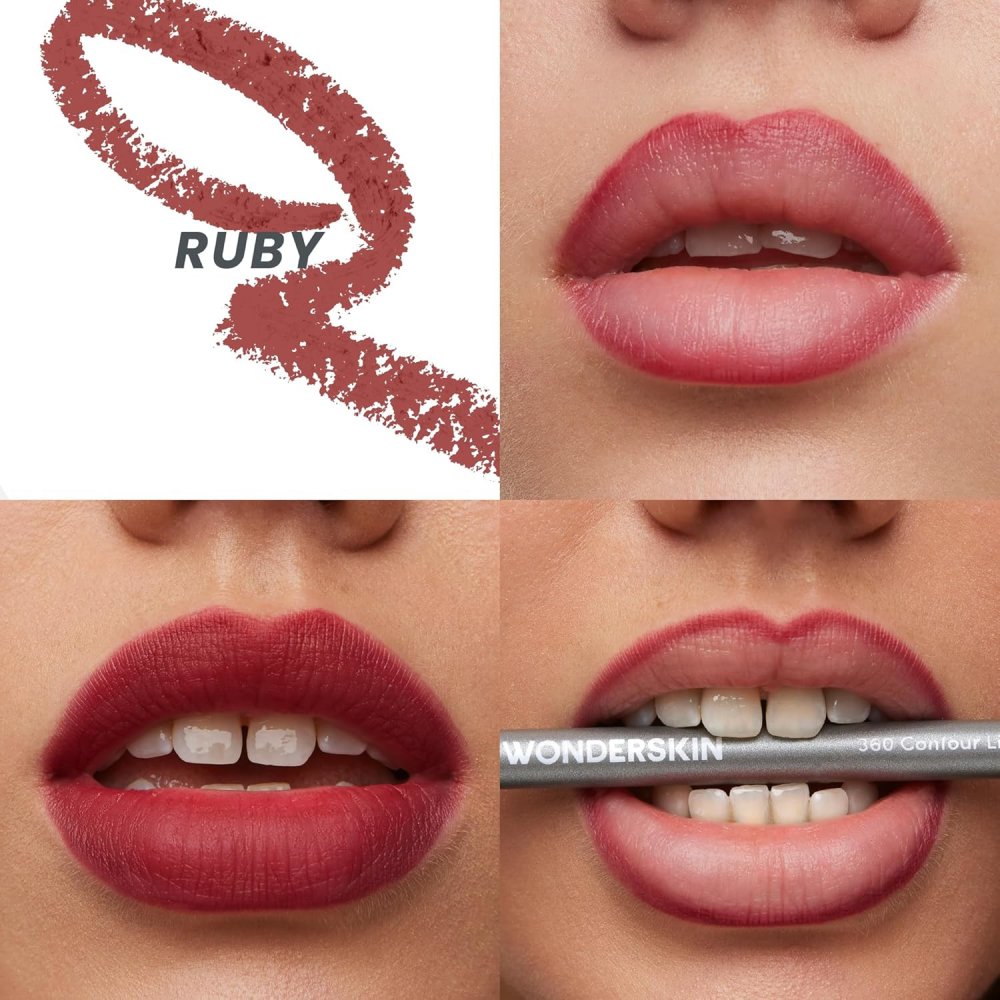 Wonderskin Lip Liner Pencil | 360 Contour Lipliner, Ruby ✮NEU✮
