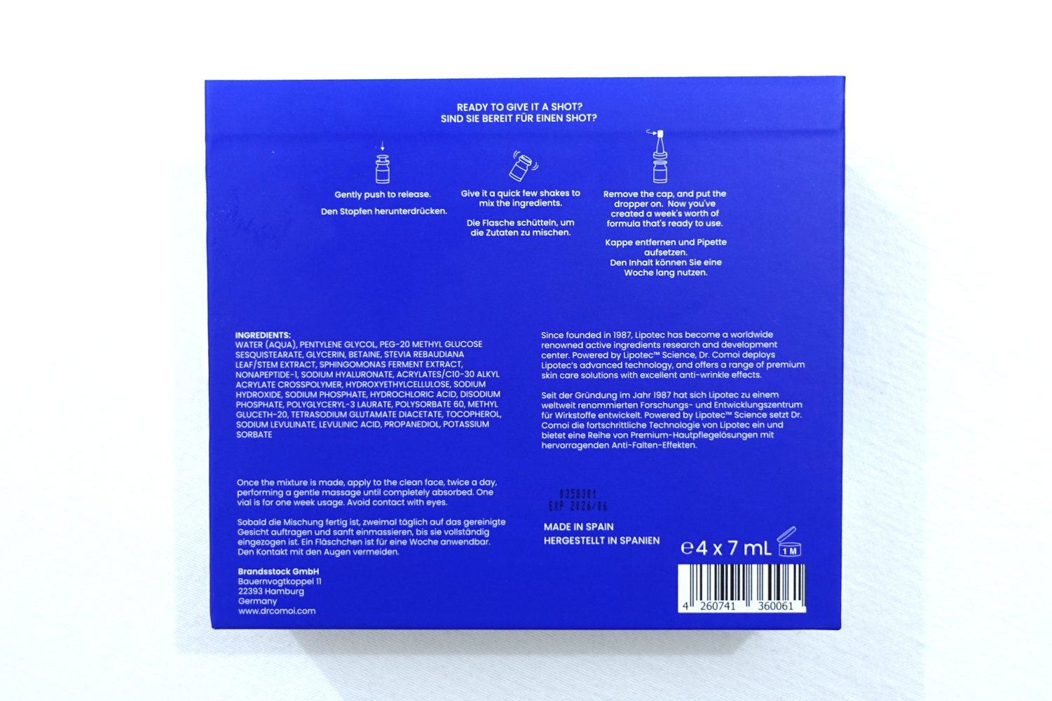 Dr. Comoi No. 1 Rise + Shine Serum, Anti-Falten, beruhigend ✮NEU✮