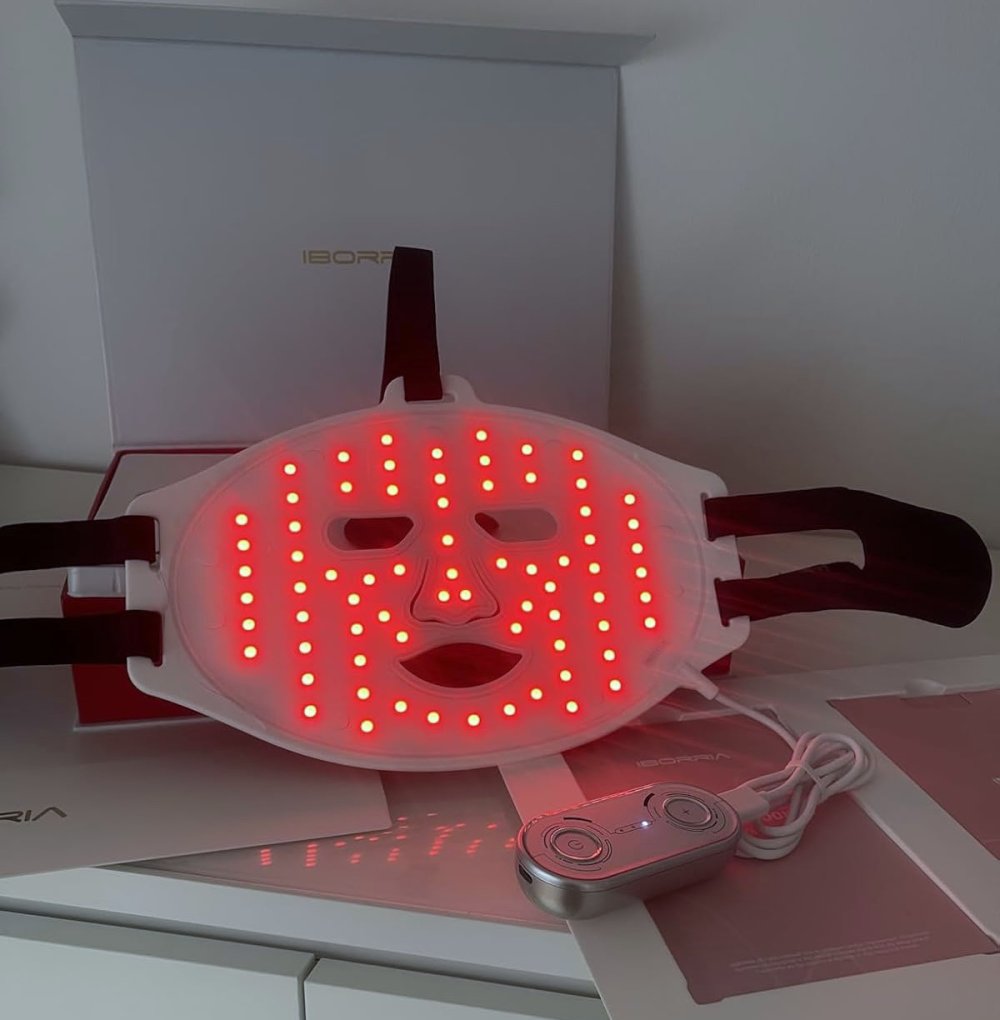 Iborria LuminaRed Ultra LED Rotlicht Maske + Nahinfrarot ✮NEU✮