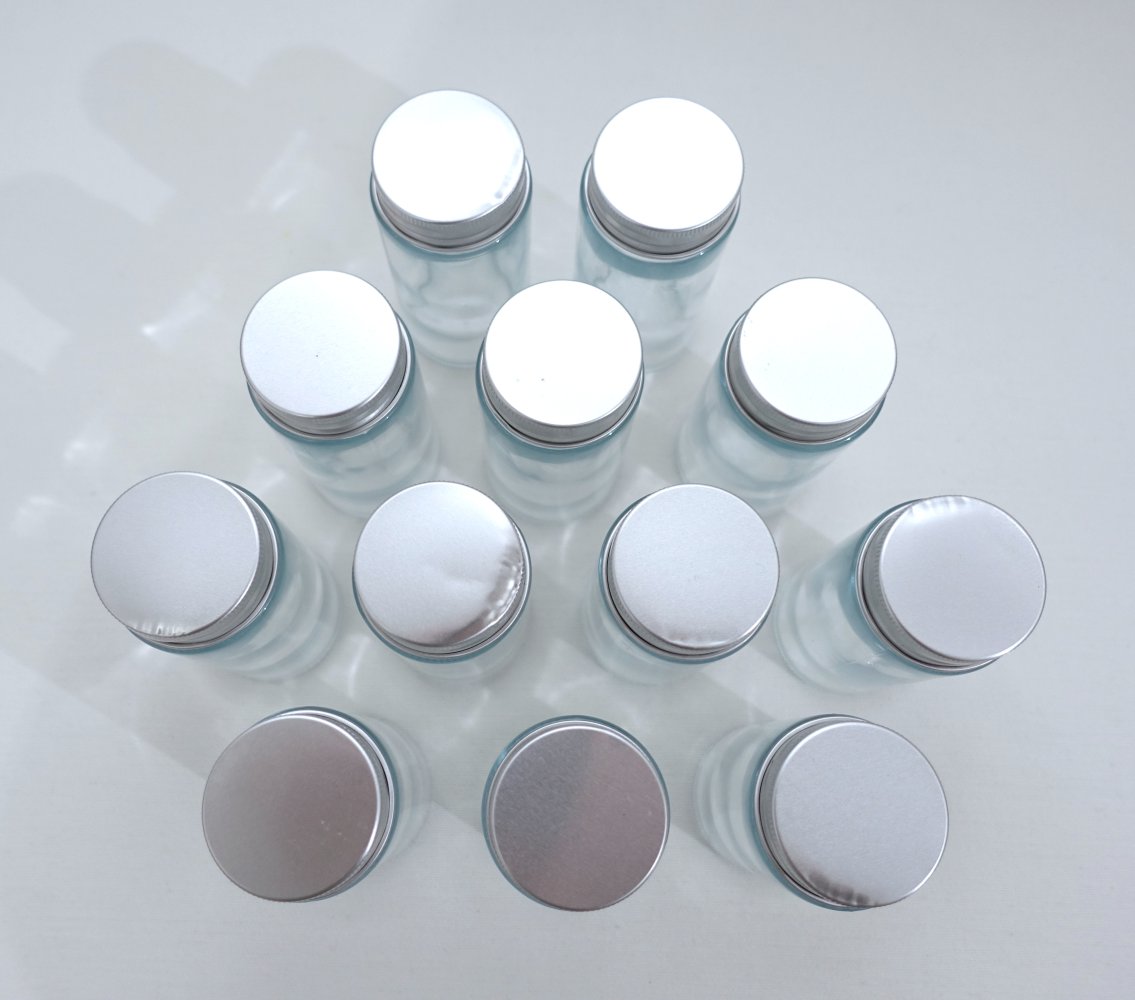 12 Gewürzgläser mit Schraubkappe, 120ml, rund ✮NEU✮
