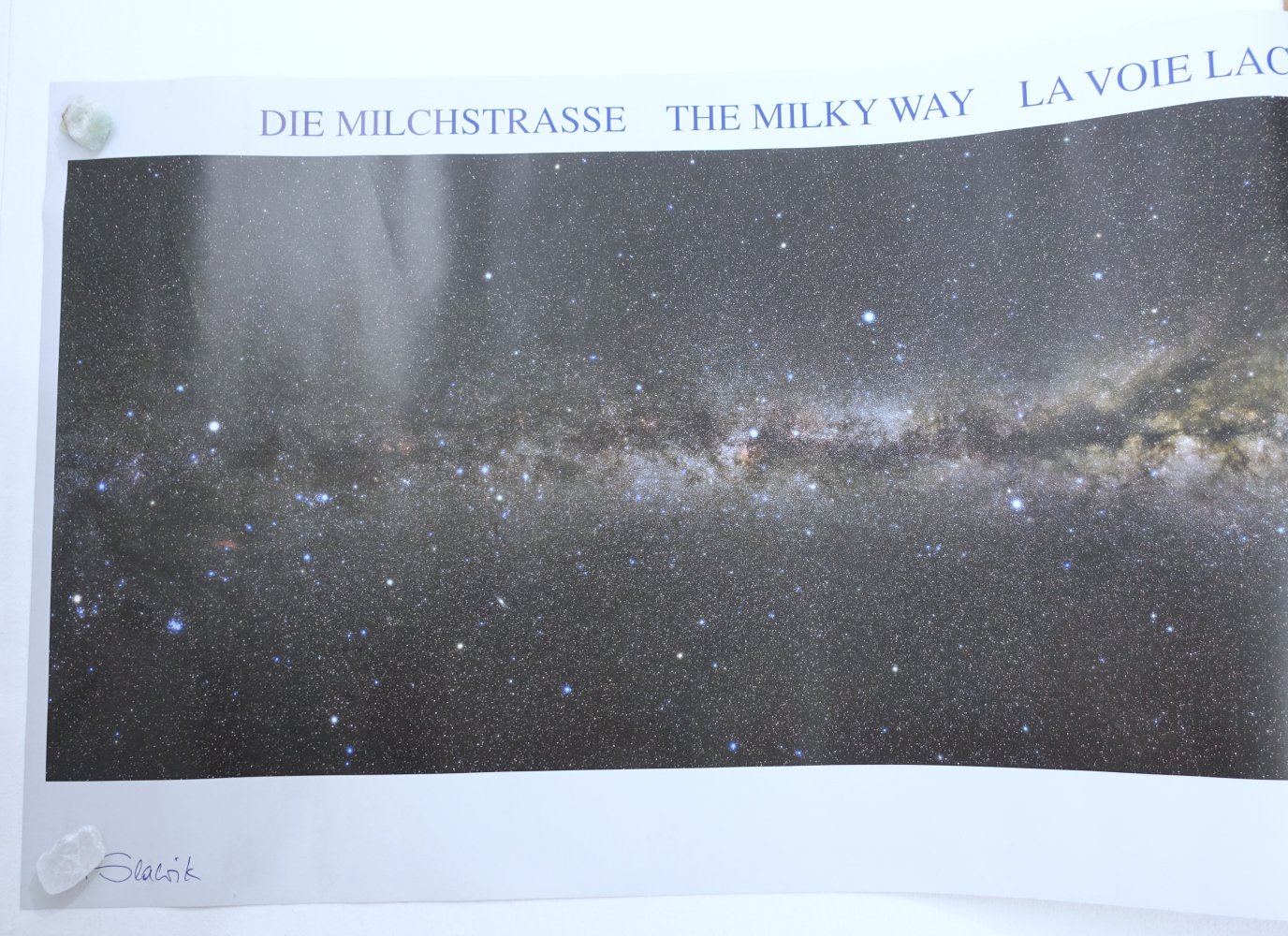 Poster | Panoramaposter Milchstraße, Slawik, 2-seitig, 160 x 50cm