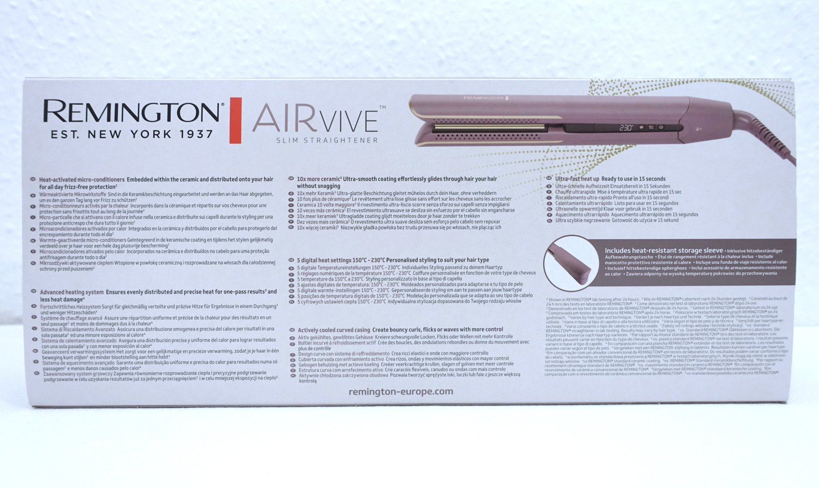 Remington AIRvive Glätteisen | Haarglätter, 150 - 230°C ✮NEU✮
