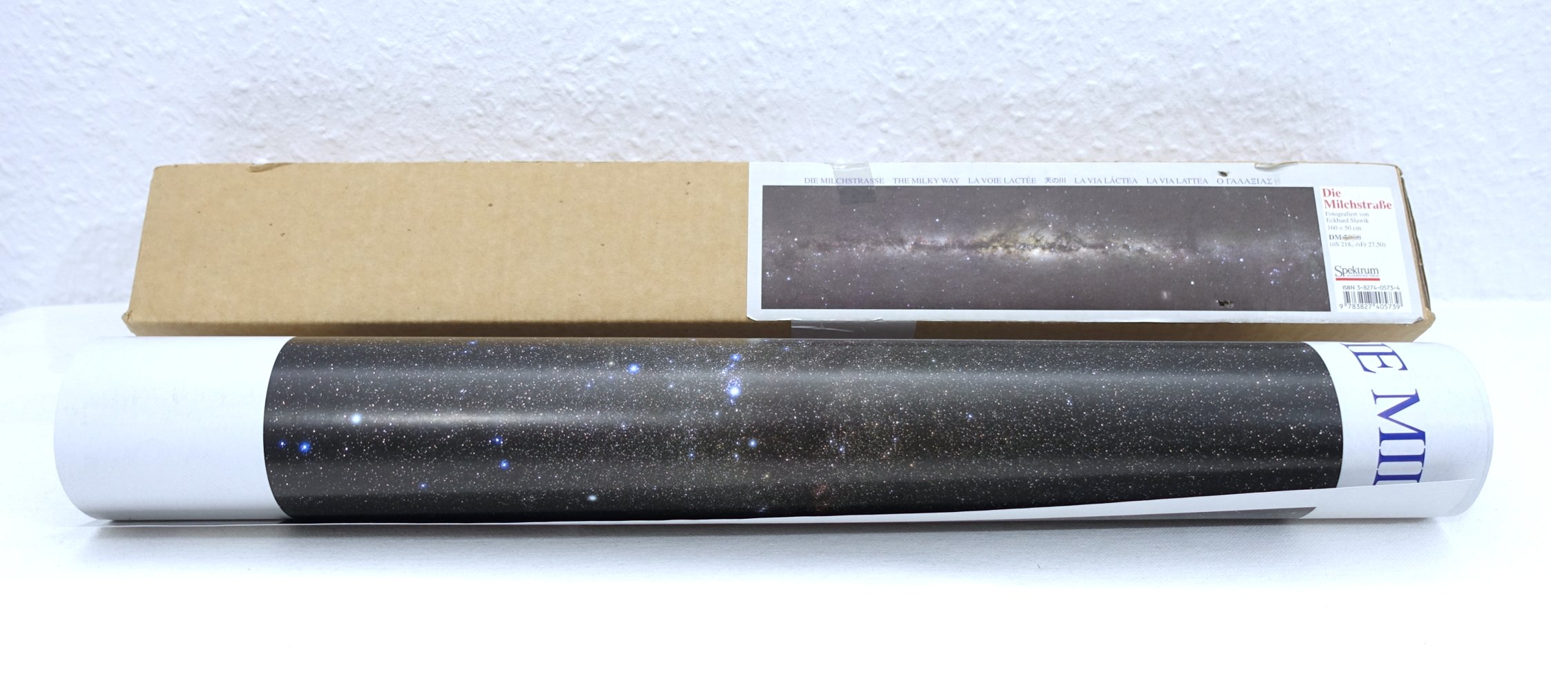 Poster | Panoramaposter Milchstraße, Slawik, 2-seitig, 160 x 50cm