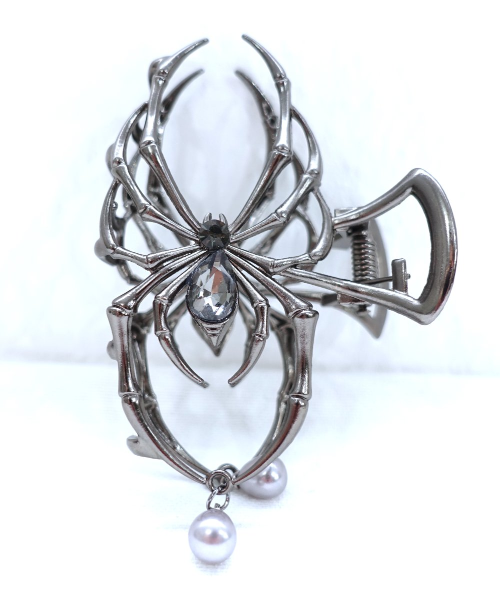 2x Haarclips | Haarklammern Spinne, Metall, Halloween, Goth ✮NEU✮