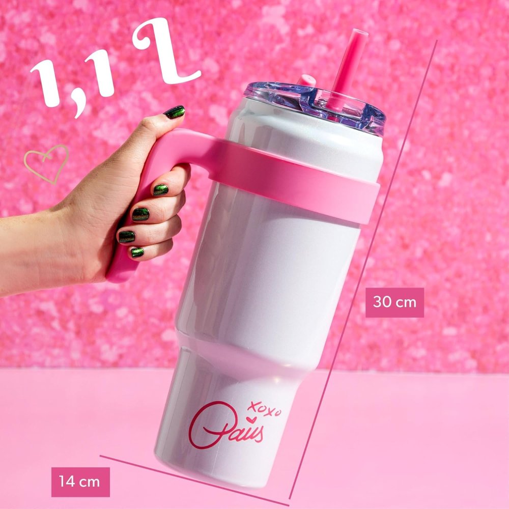 Fackelmann Thermobecher (Stanley Cup Design), rosa, pink ✮NEU✮