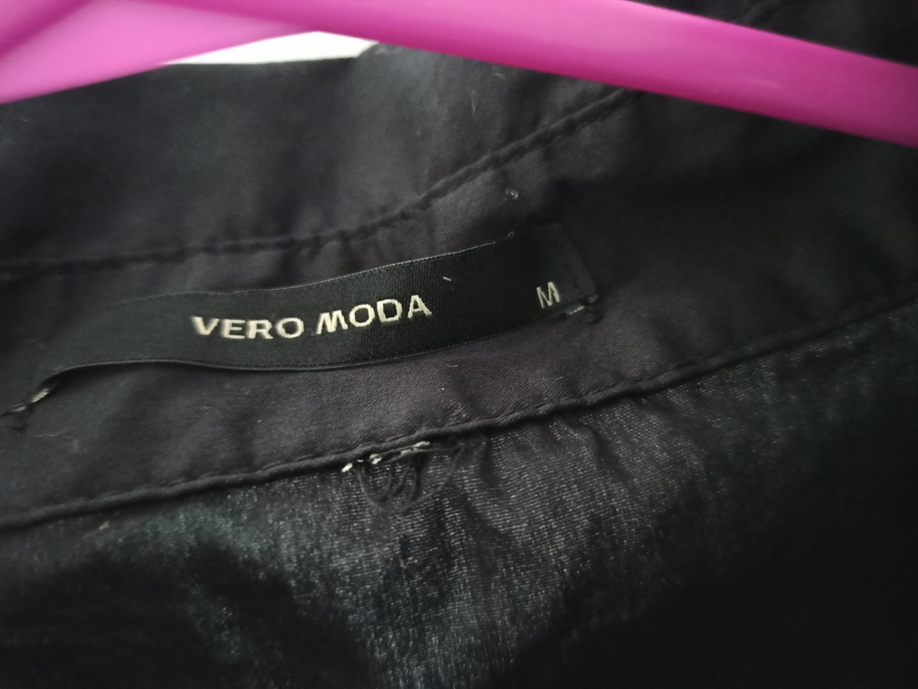 Schwarze Bluse Vero Mode
