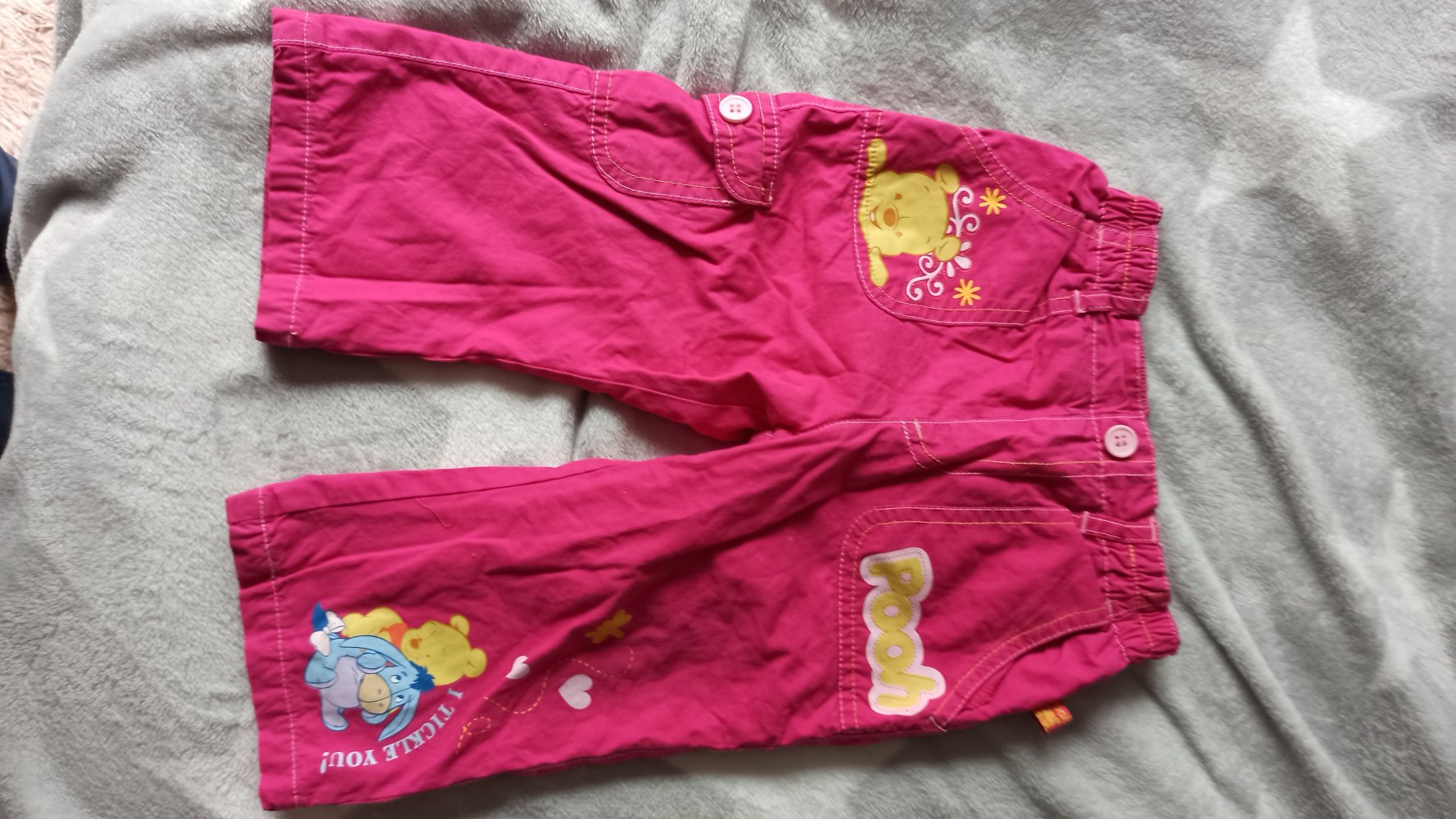 Kinderhose pink mit Winni Pooh 
