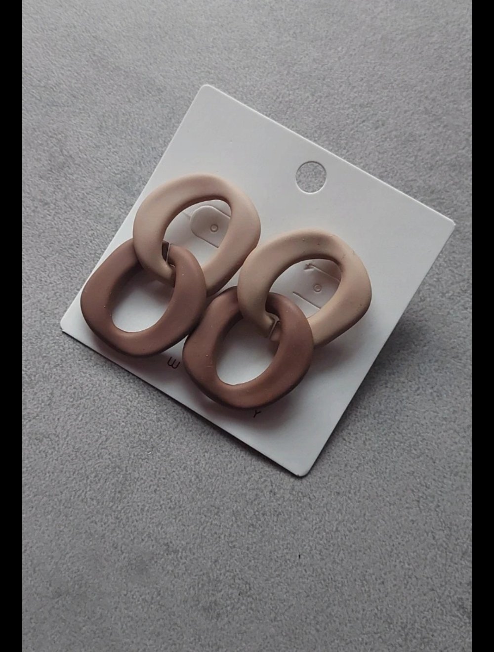 Damen Ohrringe Ohrhänger in Kettenform