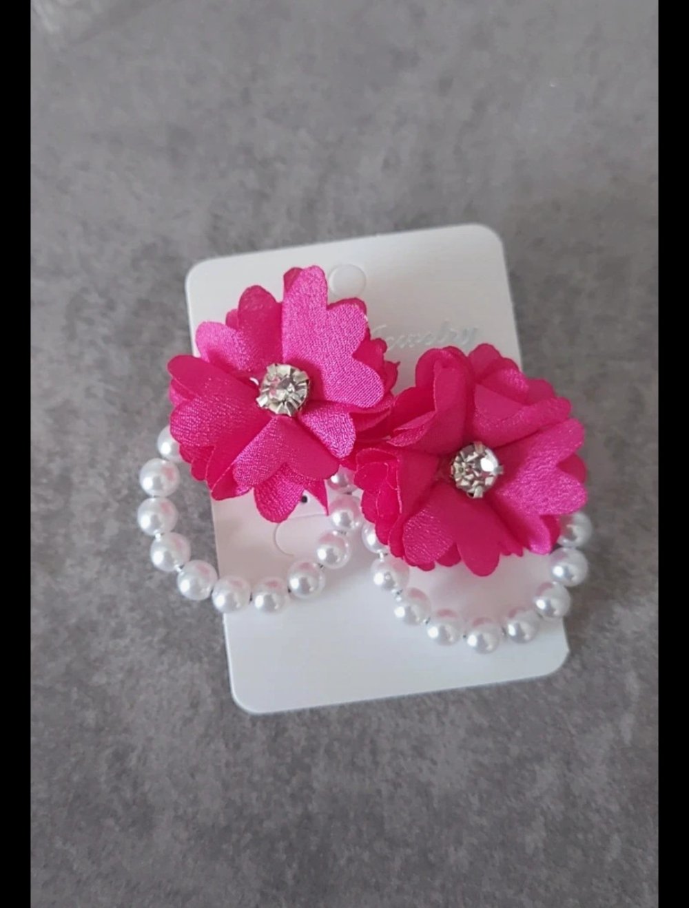 Damen Ohrringe in Blumenform Neu