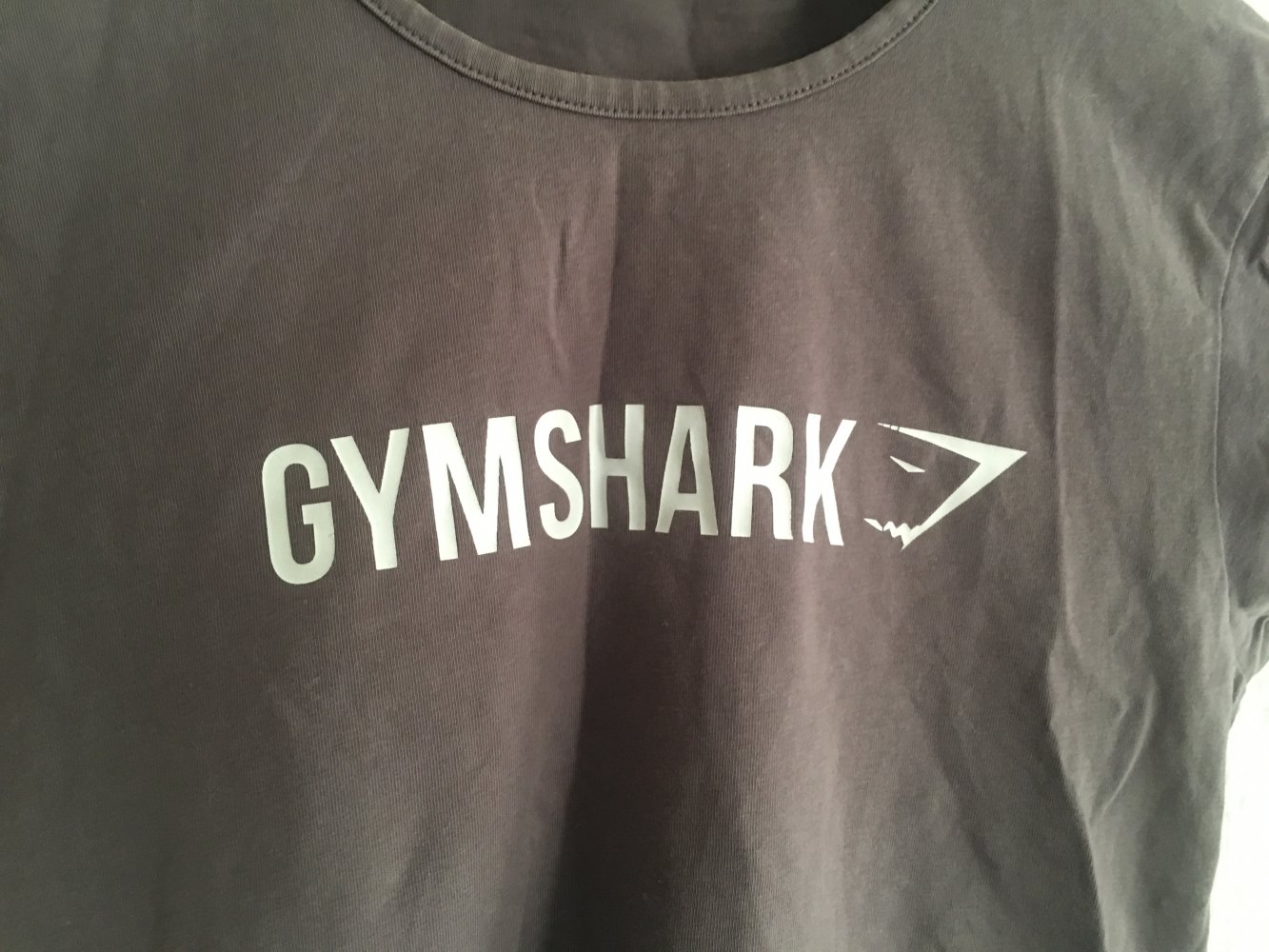 Gymshark Crop Top T-shirt lila Flieder
