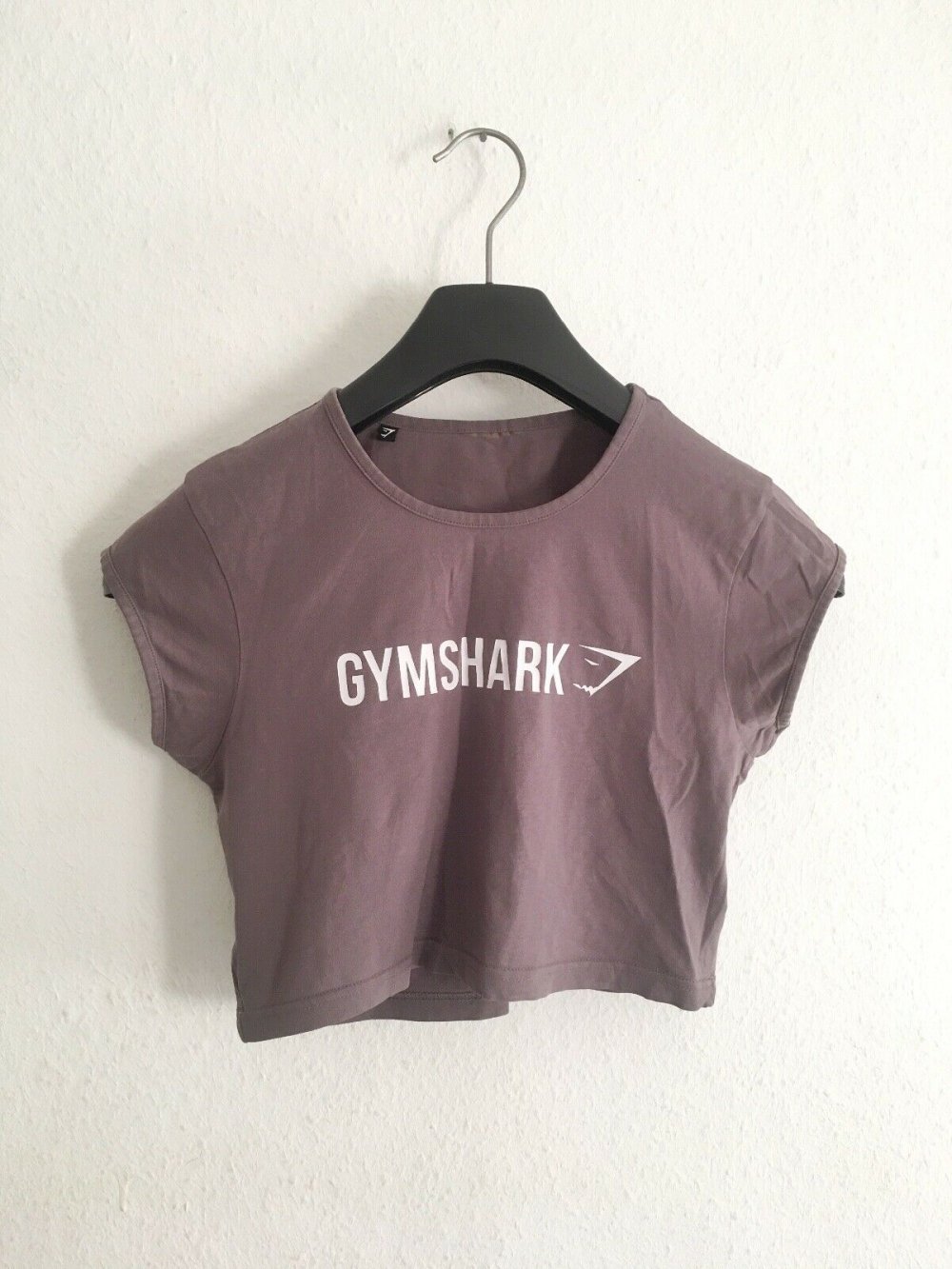 Gymshark Crop Top T-shirt lila Flieder
