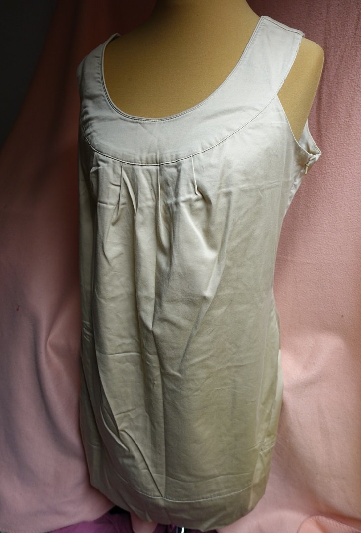 Gossip Damen Marken Kleid Etuikleid Gr.44 beige 