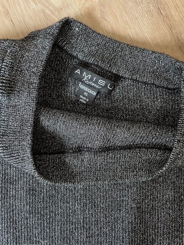 Glitzernder Pullover Gr XL