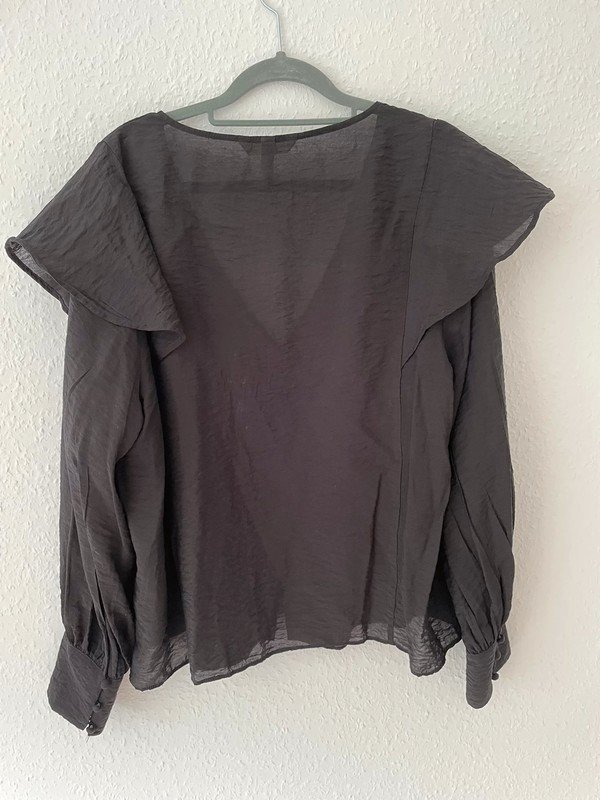 Schwarze Bluse Gr XL