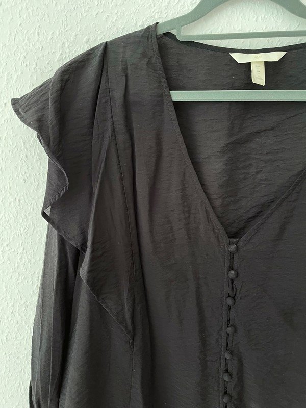 Schwarze Bluse Gr XL