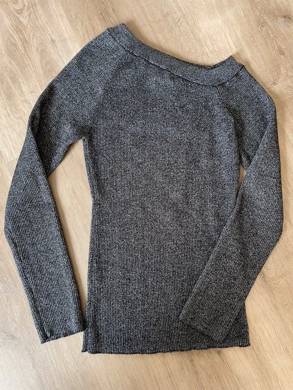 Glitzernder Pullover Gr XL