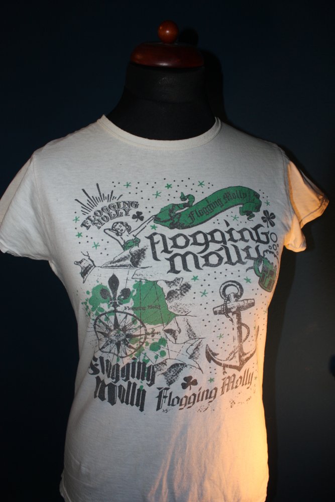 Ausgefallenes Flogging Molly Band-Shirt
