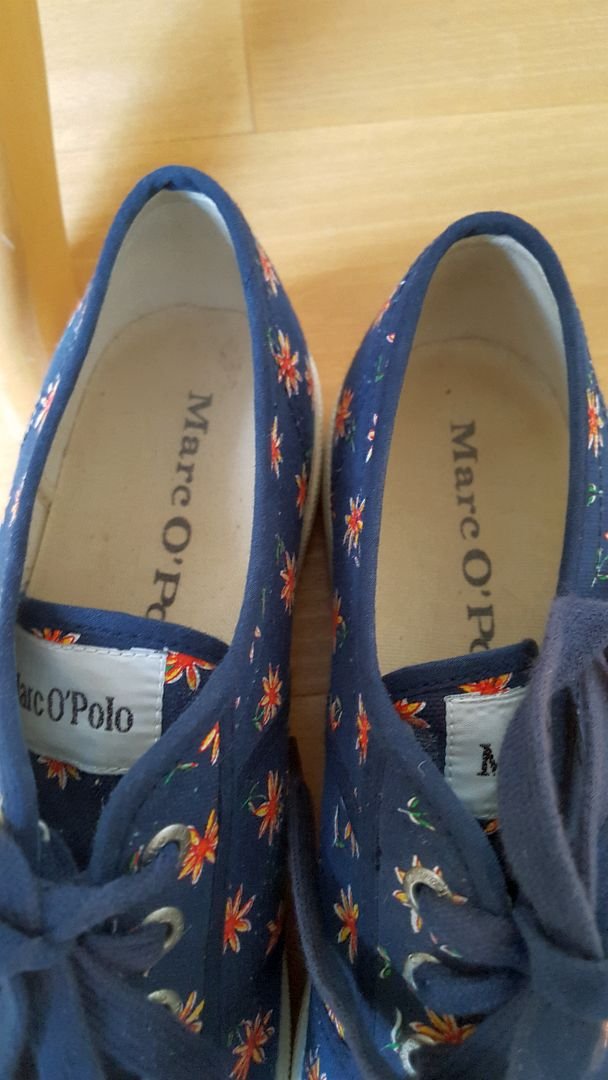 Schuhe Gr.41 Sneaker Marc O Polo Blumen Bunt
