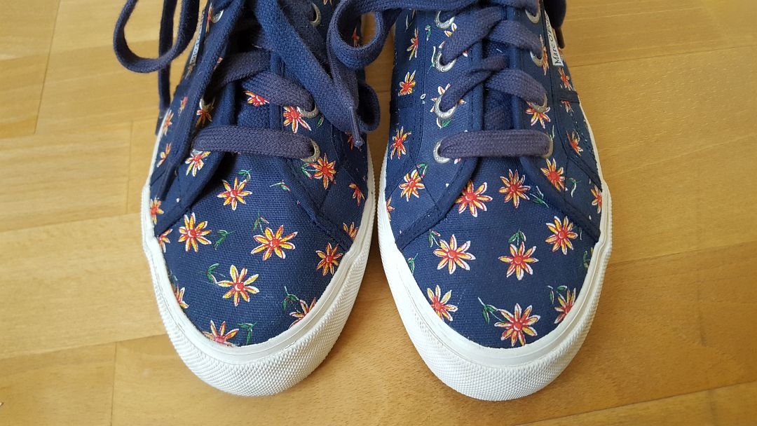 Schuhe Gr.41 Sneaker Marc O Polo Blumen Bunt