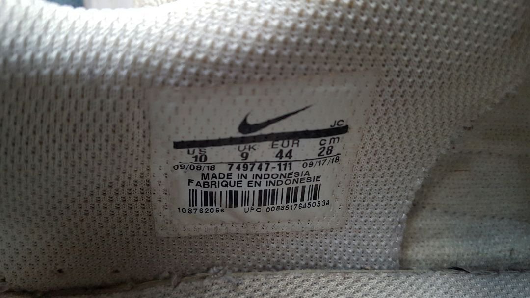 Nike Turnschuhe weiß Gr.44 10 43 Schuhe Sneaker Sportswear