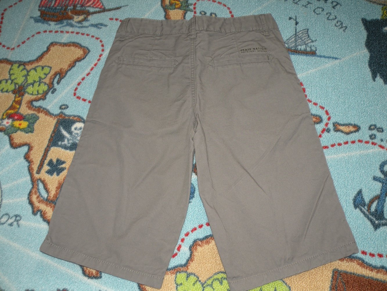 Jungen Sommer Jeans Shorts Bermudas Gr. 152 C&A Neu ungetragen Nr. 6 grau