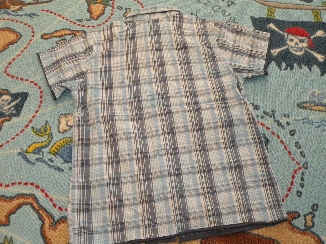 Jungen Kurzarm Hemd Gr 116 top Zustand Tom Tailor Hochzeit Sommer Urlaub kariert