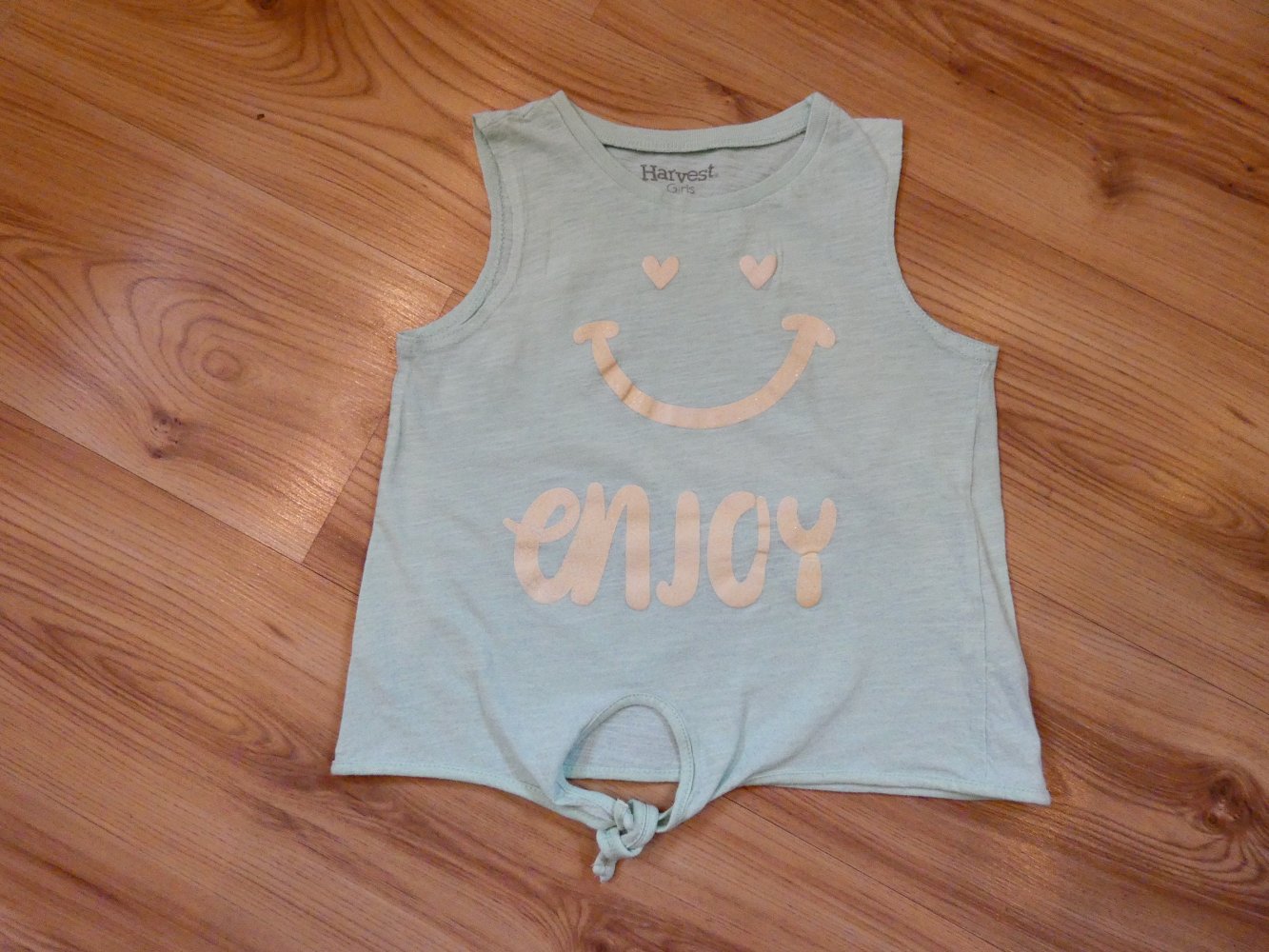 Mädchen Shirt Top Mintgrün Gr. 140