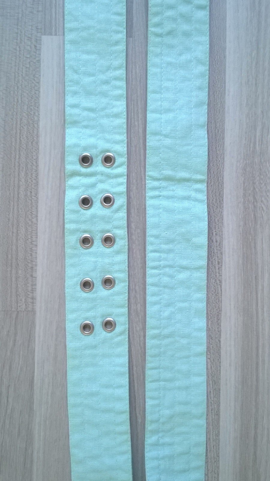 Gürtel Stoff Stoffgürtel mint 86 cm