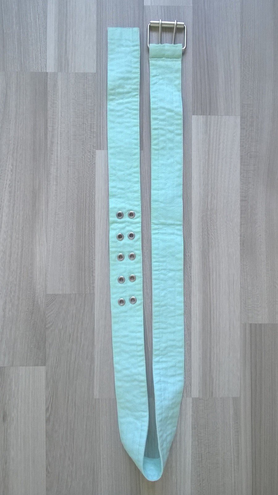 Gürtel Stoff Stoffgürtel mint 86 cm