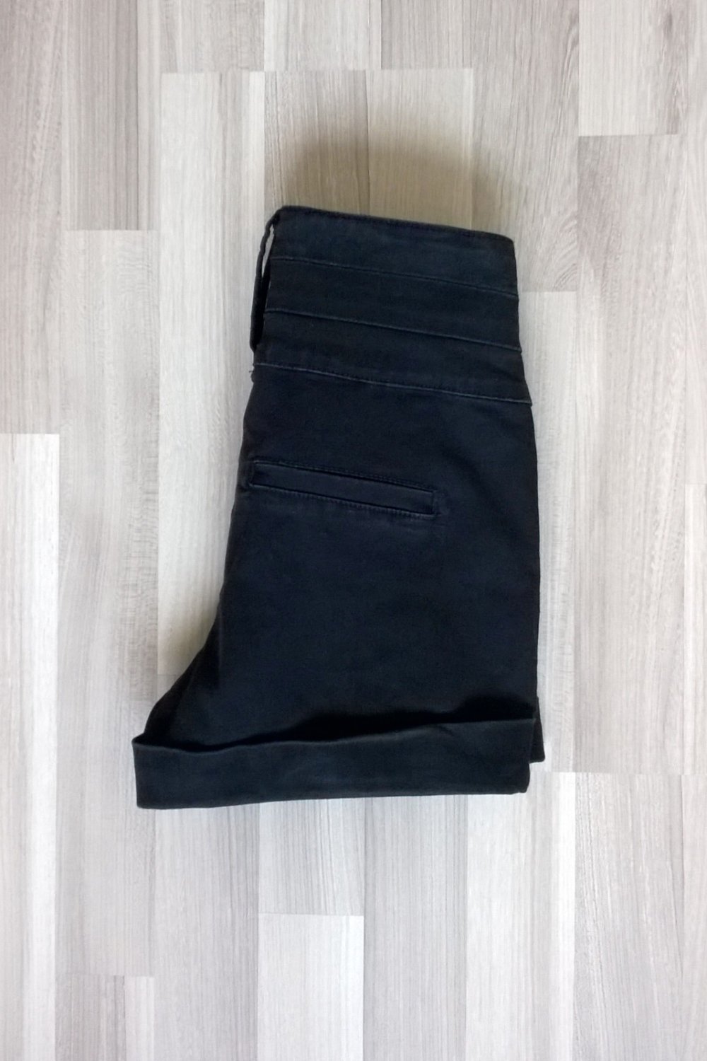 Jeansshorts Shorts Hotpants schwarz Funky Sara High Waist Gr. XS/S Pieces