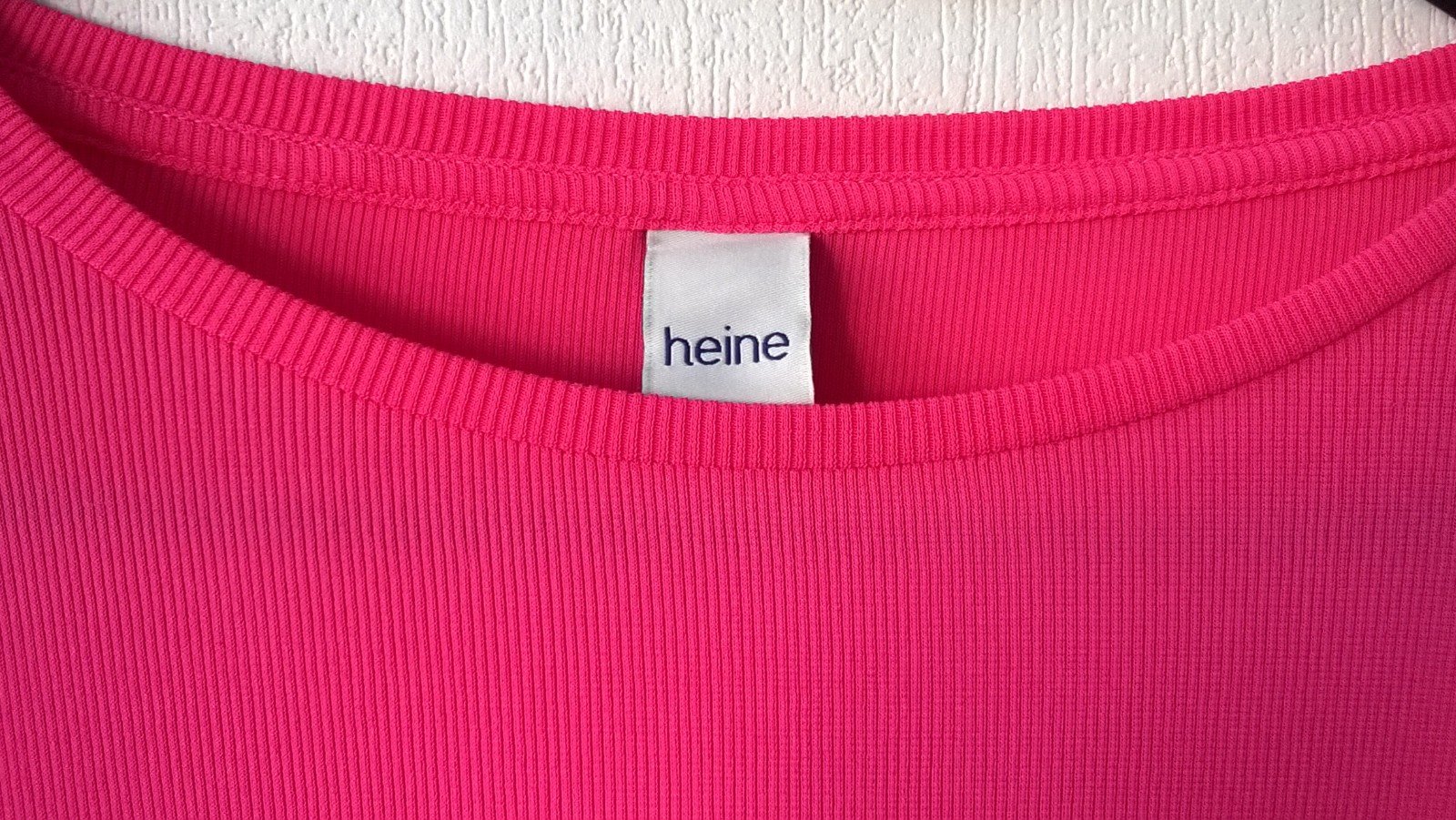 Blusenshirt Shirt Bluse Oberteil mit Volantärmeln Oversize pink Gr. 36 Heine neu