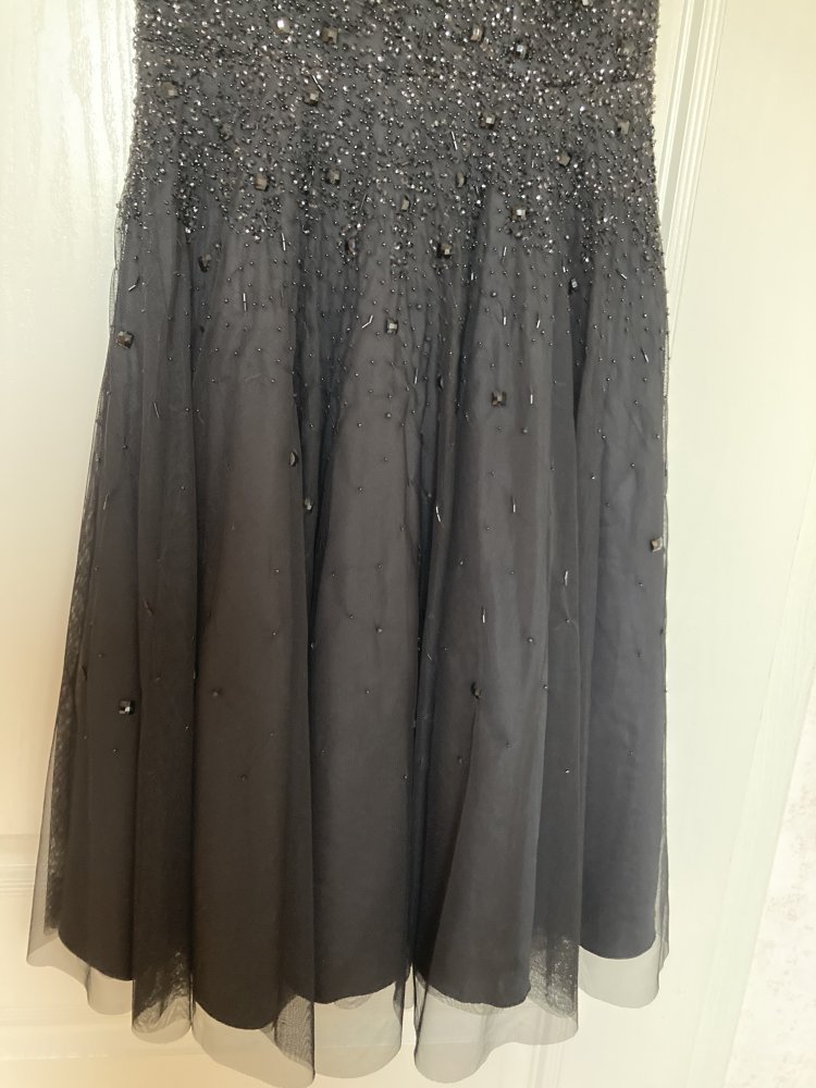 Abendkleid, Größe 34, schwarz, ungetragen 