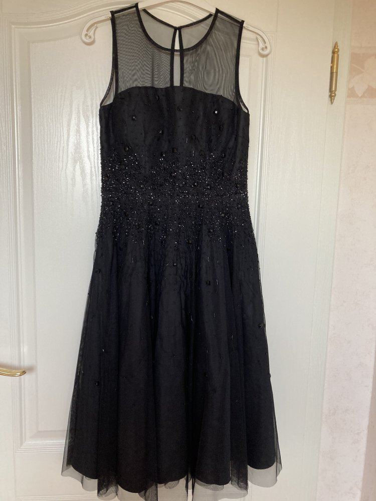 Abendkleid, Größe 34, schwarz, ungetragen 