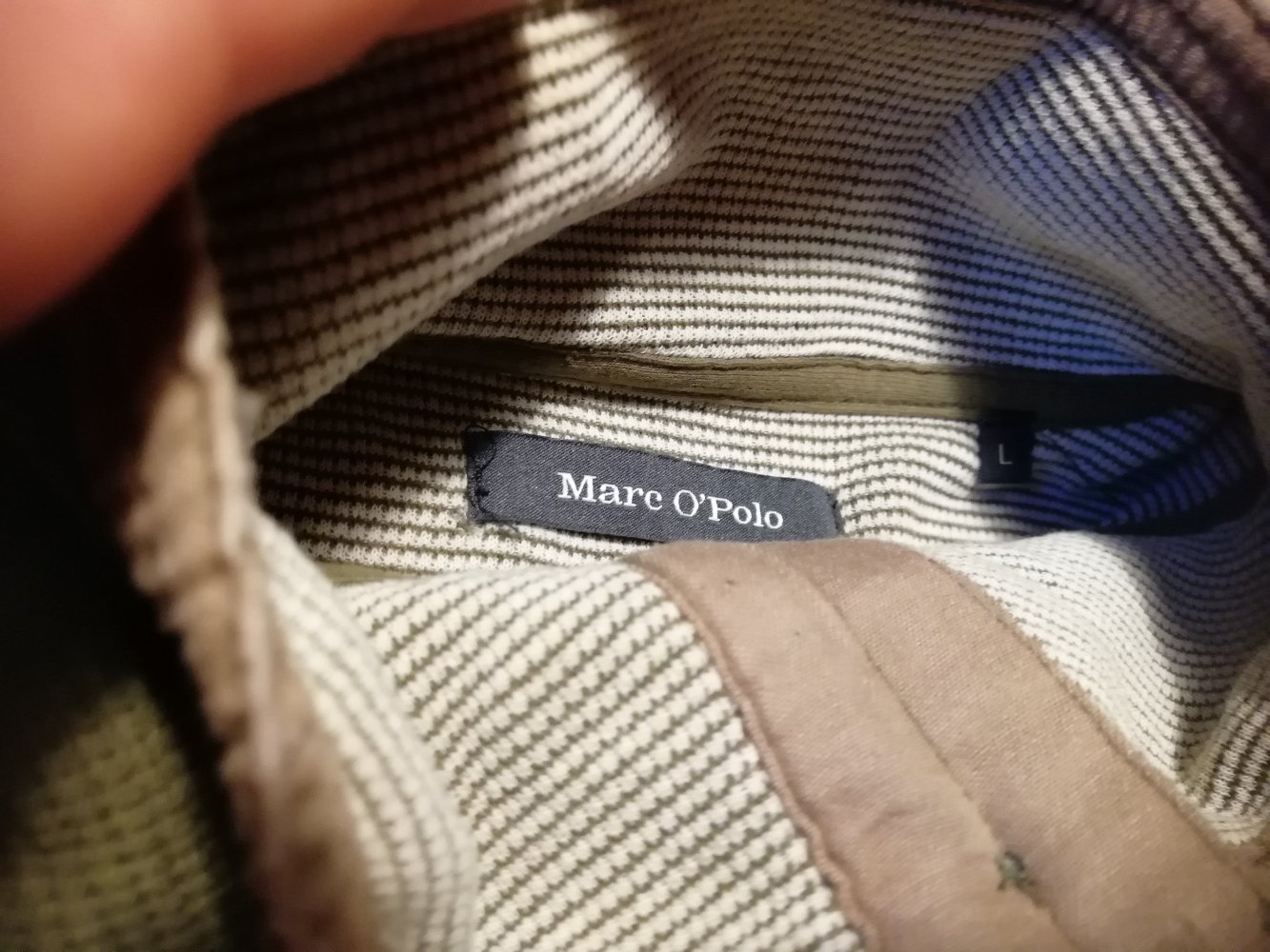 Marc O'Polo Pullover Pulli L Herren grün khaki