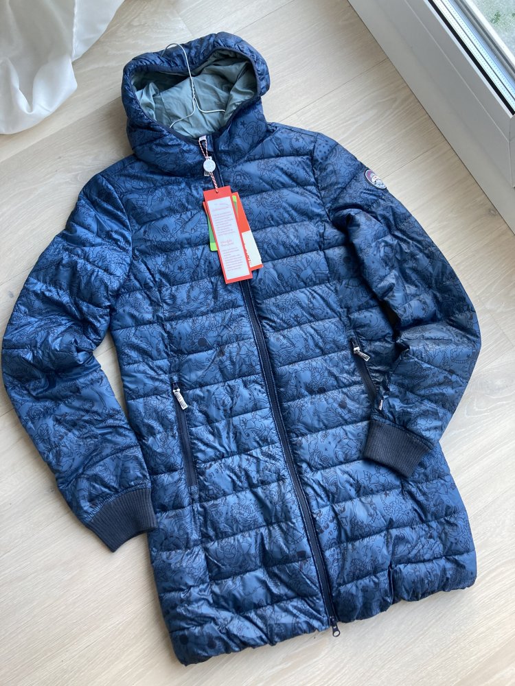 Blutsgeschwister Steppmantel blau Neu XS 34/36