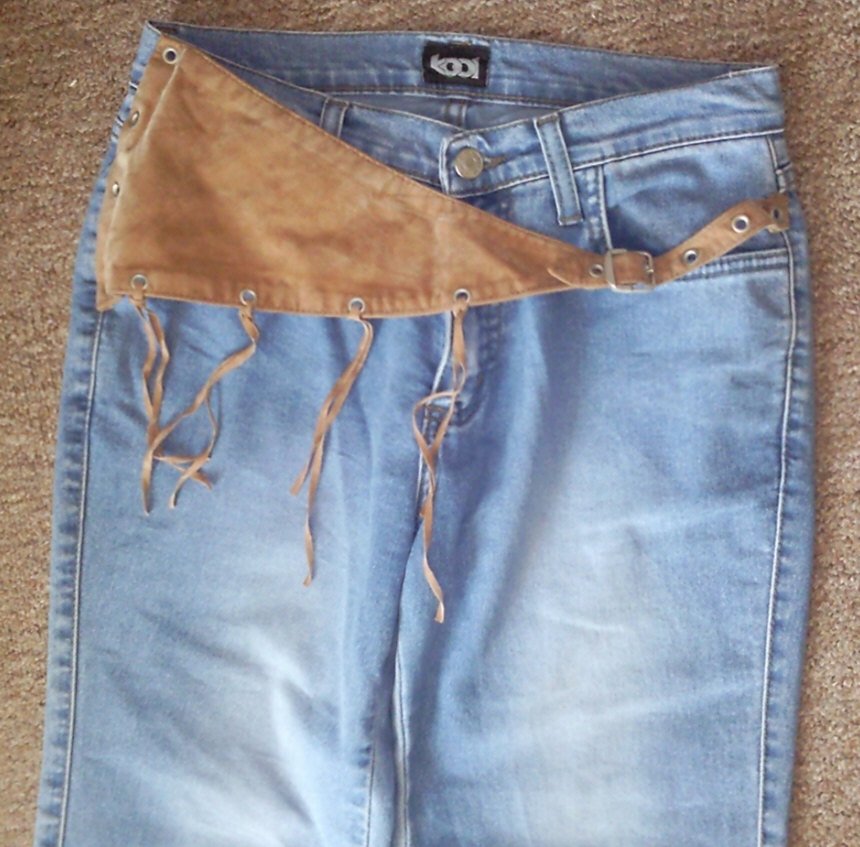 Blaue Damen Jeans, Marke: Kool, Gr.176, Gr.S?, ca. W28