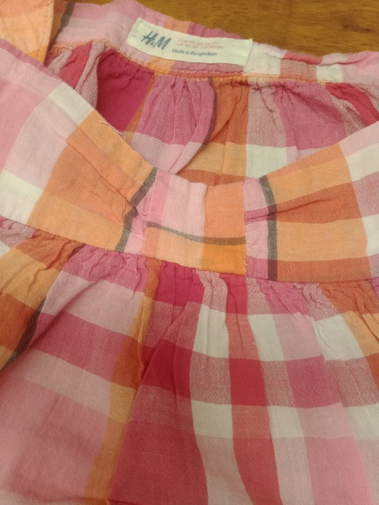 kariertes luftiges Sommer-Oberteil