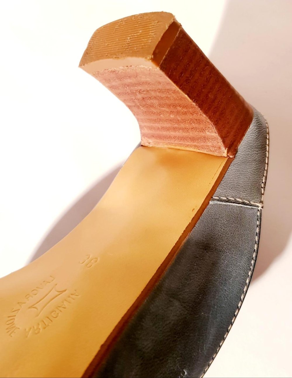 Schuhe / High Heels Sabots ( Pantolette) von Pierre Cardin- Paris, Größe 38  TOP