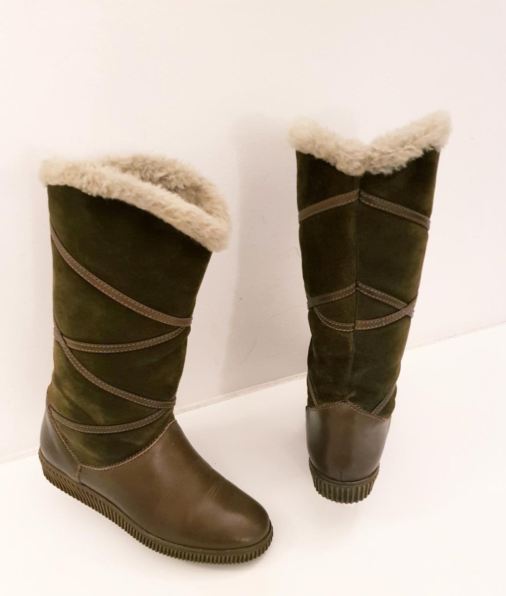 Winter Damenstiefel gefüttert Winter Boots Gr. 37 TOP