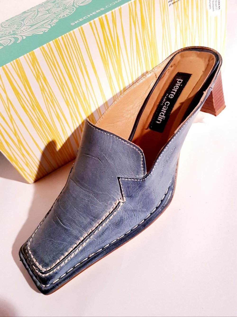 Schuhe / High Heels Sabots ( Pantolette) von Pierre Cardin- Paris, Größe 38  TOP